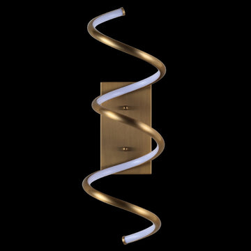 Scribble 7" Modern Metal Integrated LED Vanity Light Sconce